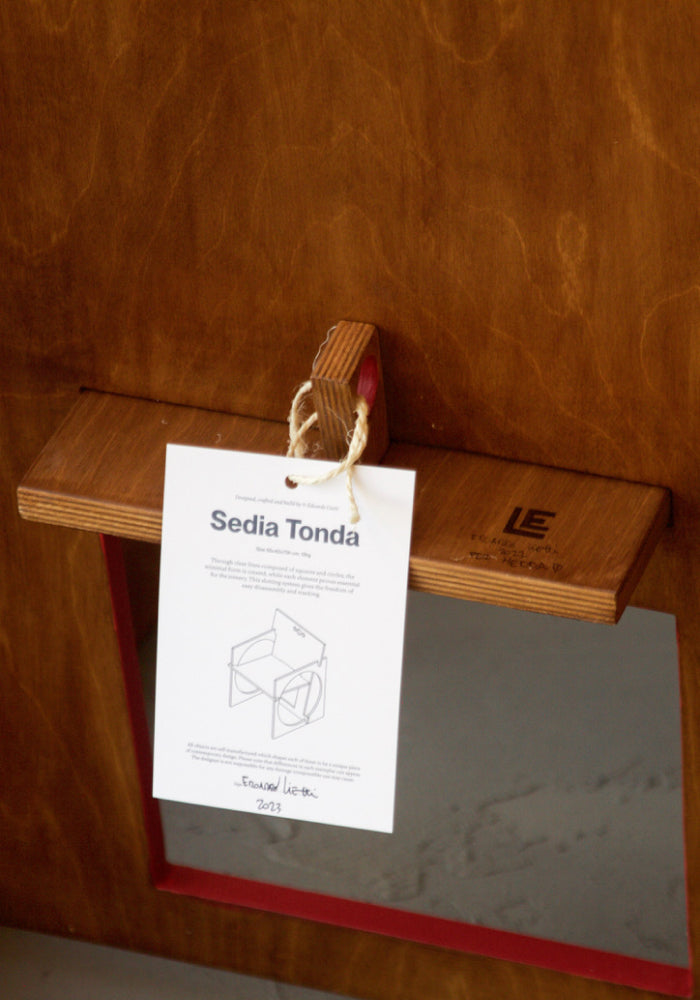 Sedia Tonda Original Red