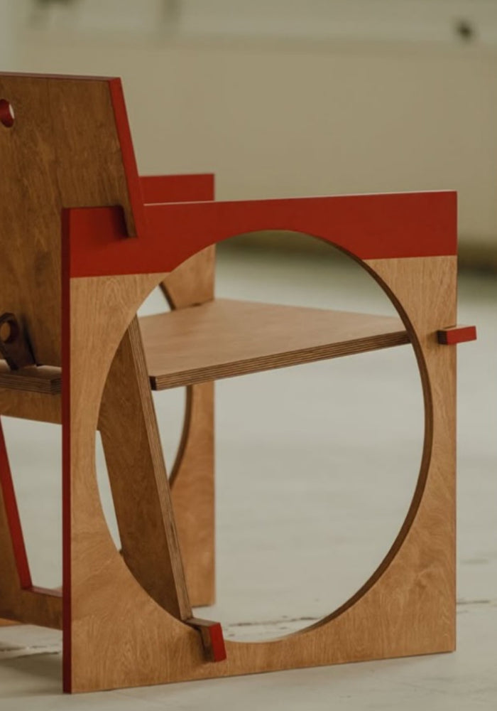 Sedia Tonda Original Red